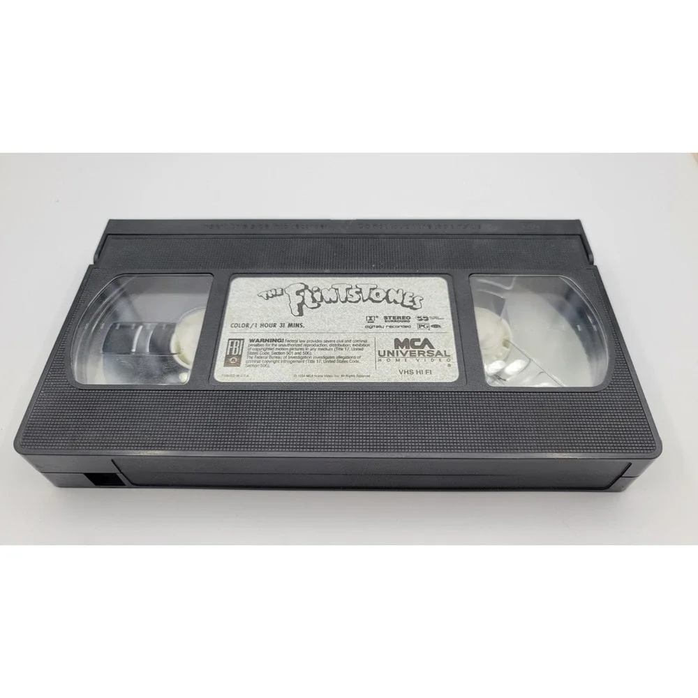 The Flintstones VHS Tape Live Action Comedy John Goodman Rosie O'Donnell‎